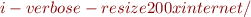 $i -verbose -resize 200x internet/$
